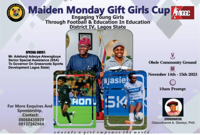 8 Schools Vie for Glory in Maiden Monday Gift Girls Cup in Lagos