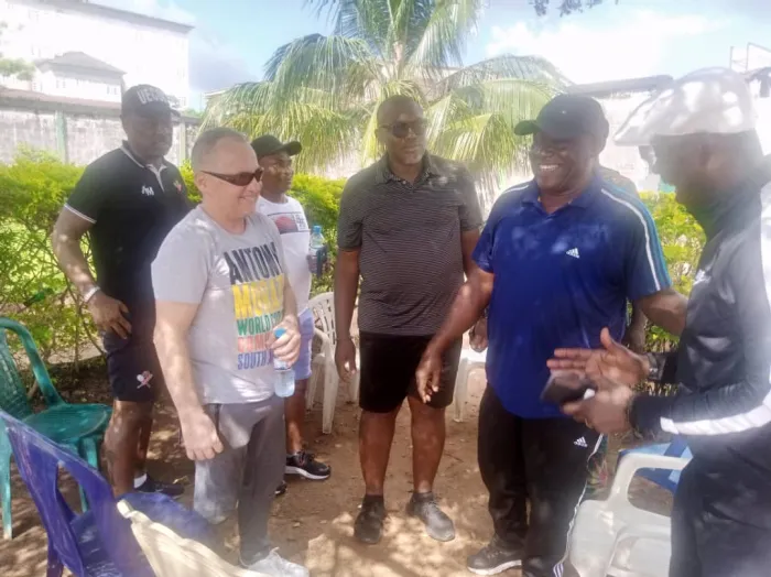 Spanish Based Scouts Visit Abia Comets Secretariat