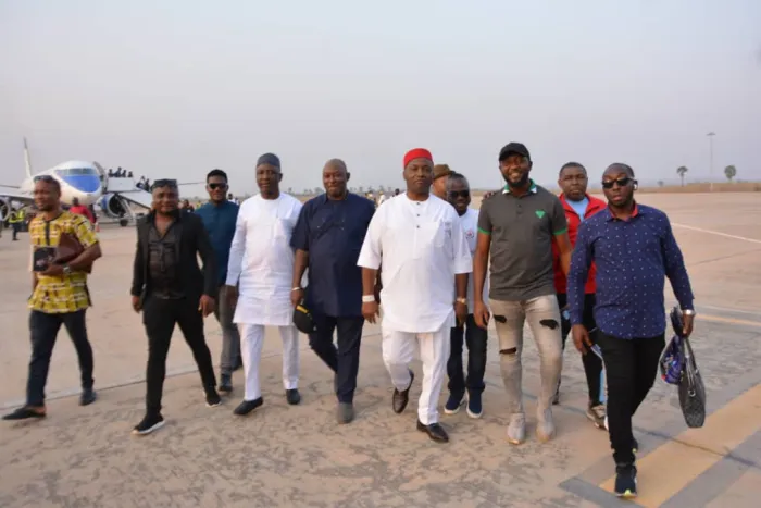 NFF President, Ibrahim Gusau, Storms Nanka For Today's Prof Polly Emenike's Nanka Champions League Final