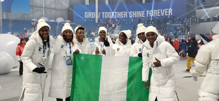 Nigerian Athletes Take on the World's Best in Japan at the Ice Winter Youth Olympic Games Challenge.