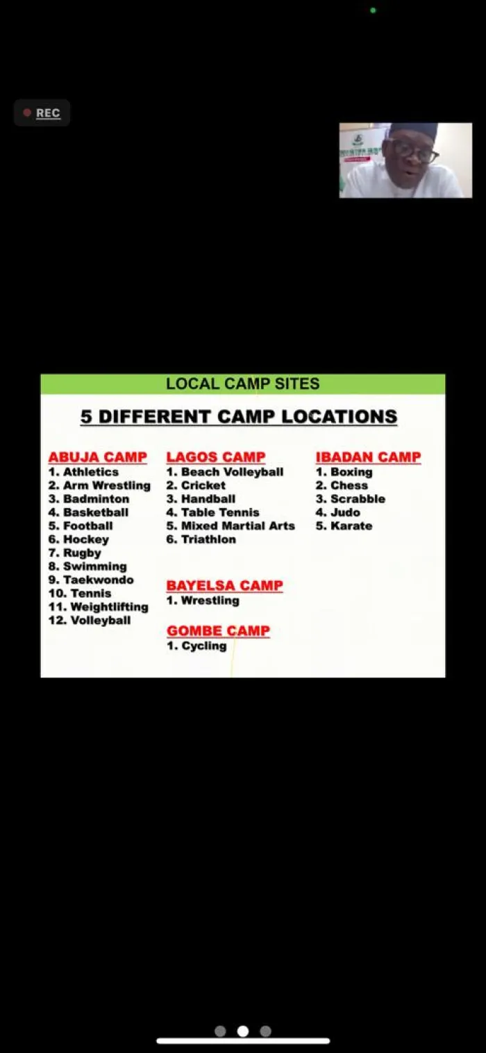 #AfricanGames2024: Sports Minister Charges Team Nigeria To Go For Gold, as Five States Host Pre-Games Camp