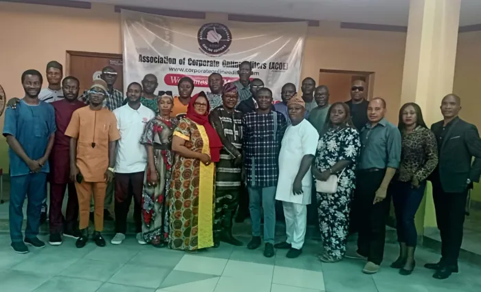 Investiture: Association of Corporate Online Editors (ACOE) Extends Tenure of Executives