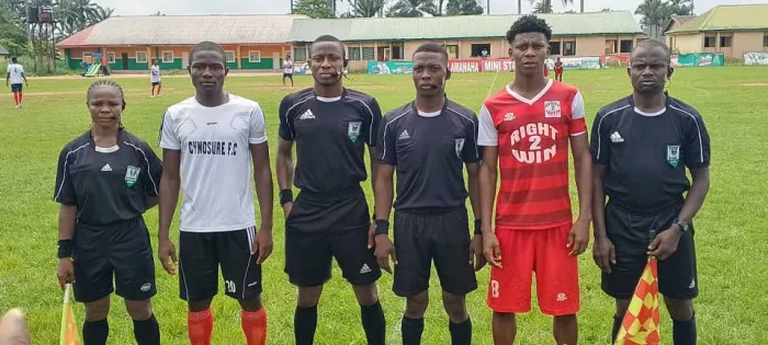 Meet Samuel Uzoigwe, A Bright  Prospect Among Football Referees In Nigeria