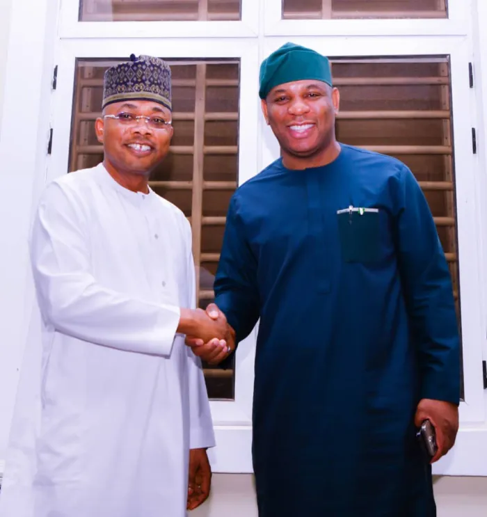 Minister of Steel Development, Prince Shuaibu Abubakar Audu congratulates Governor Ododo for victory at Election Petition Tribunal