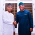 Minister of Steel Development, Prince Shuaibu Abubakar Audu congratulates Governor Ododo for victory at Election Petition Tribunal