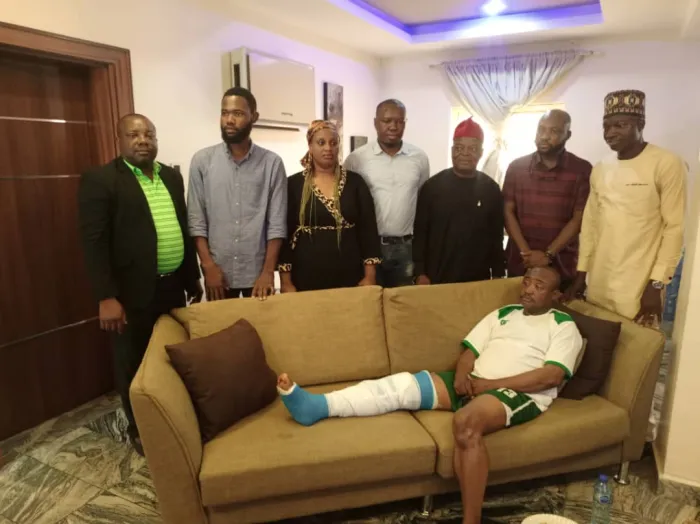 Pillar Of Sports, FCT SWAN Pay Condolence Visit To Tijani Babangida