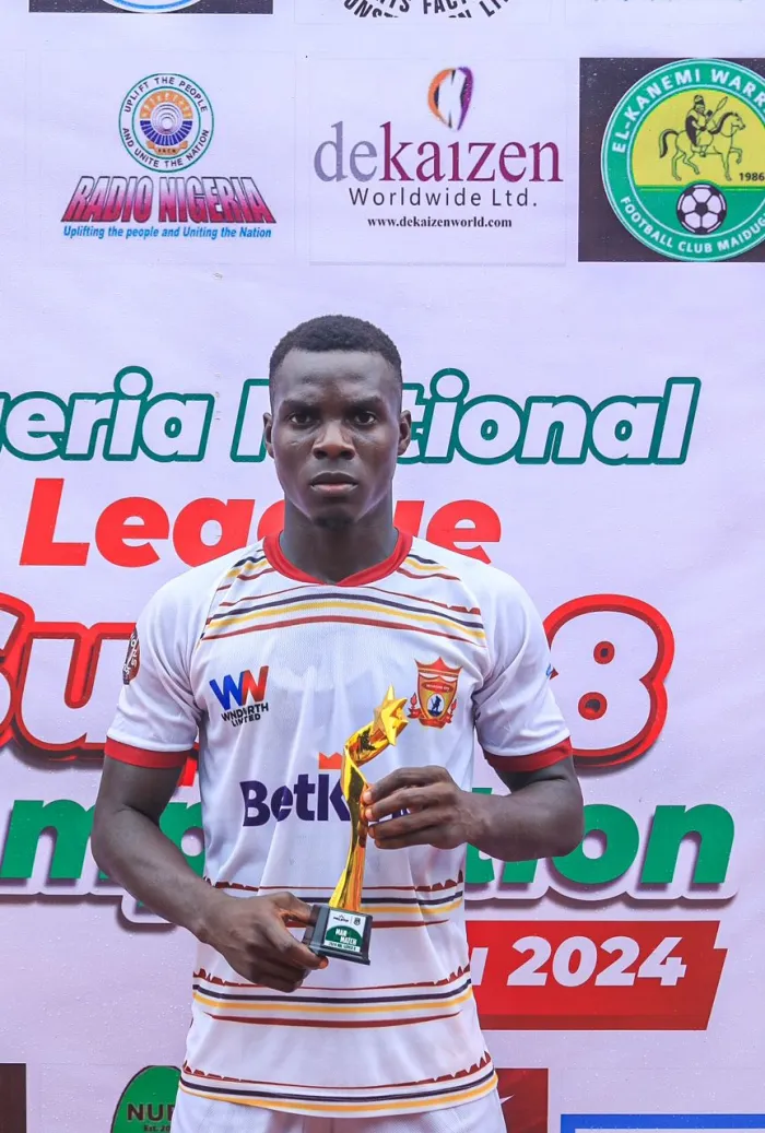 Ikorodu City Salau Yusuf wins Pro Star MOTM award as NNL Super 8 enters day two