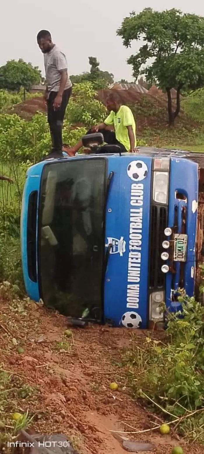 NPFL/StarTimes: Doma United players, officials cheat death*