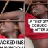 Drama As Thief Gets Trapped In Church Window After Attempting To Steal Money