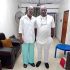 Iloenyosi Pays 'Get-Well-Quick' Visit To Ailing 'Quick Silver' Sylvanus Okpalla In His Lagos Residence