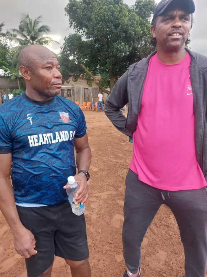 Nwankwo Kanu Visits Heartland FC, Consoles Naze Millionaires Over Coach Christian Obi's Death