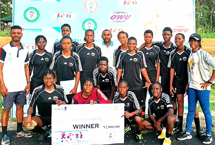 CATS Ladies Crowned Inaugural Champions of Girls Play Sports Football Tournament