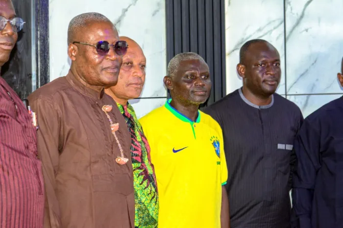 New Bayelsa United Board Members Visit Sports Commissioner