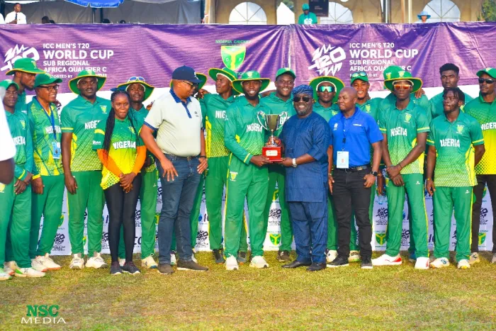 NSC DG Bukola Olopade Salutes Cricket Federation, As Nigeria Wins  ICC Men T20 Sub Regional Trophy