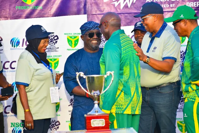 NSC DG Bukola Olopade Salutes Cricket Federation, As Nigeria Wins  ICC Men T20 Sub Regional Trophy