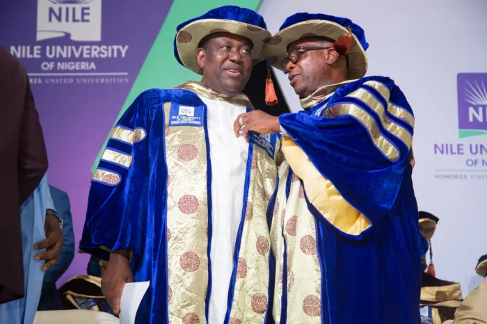 Tinubu’s Impact On Education Lauded As SIR Emeka Offor Receives HONORARY Doctorate