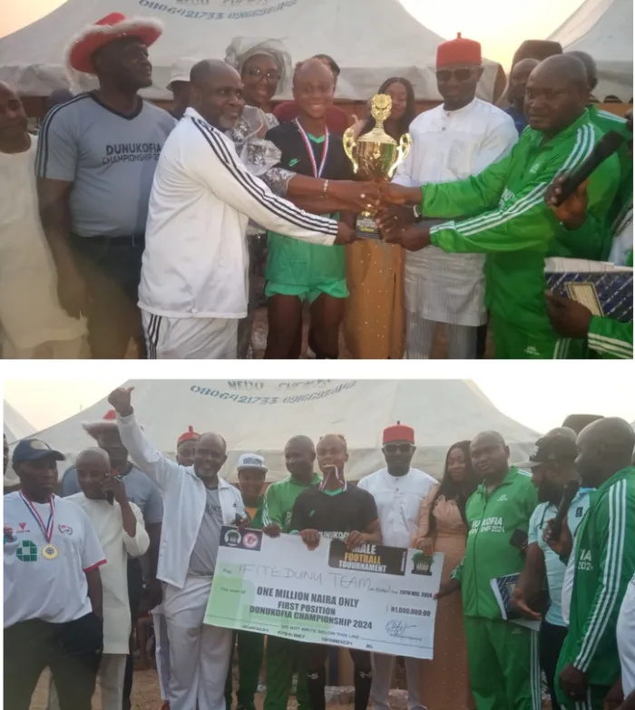 2024 Dunukofia Championship: Ifitedunu Community Emerge Champions of Male Football Event