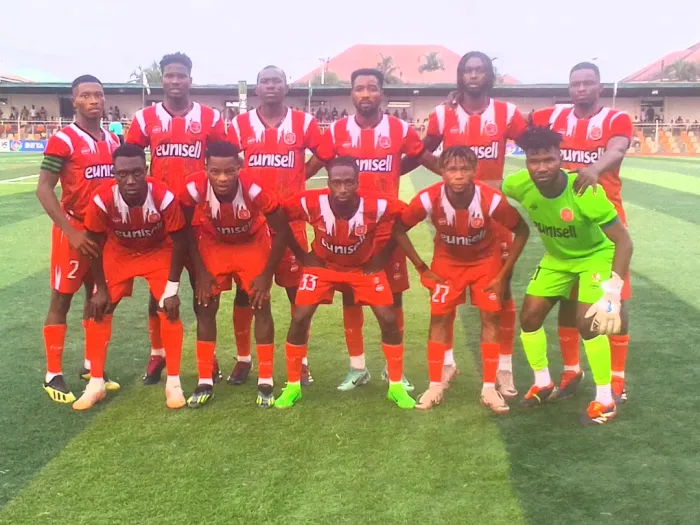 Abia Warriors Edge Bayelsa United in Yenagoa with Kenneth’s Wonder Strike