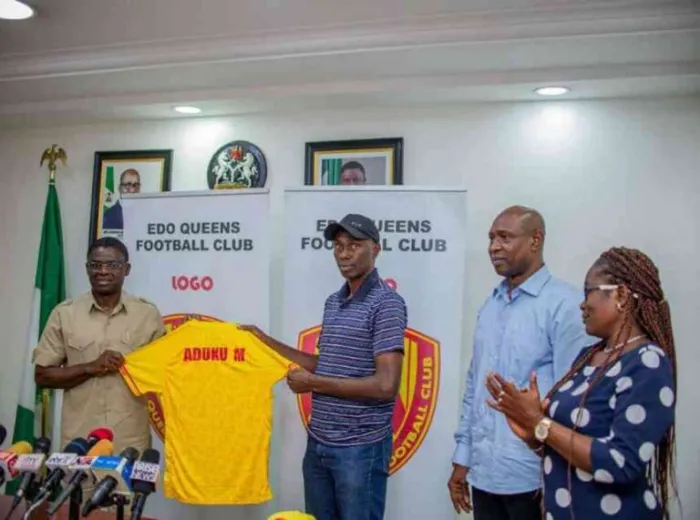 Moses Aduku Secures 2-Year Contract Extension with Edo Queens
