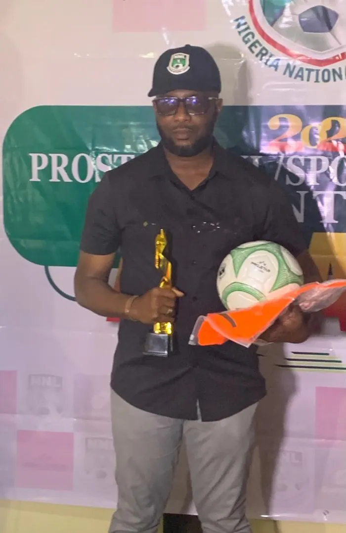 NNL/PROSTARS/SPORTSLIGHT HUB: Ejeh Dedicates Best Coach Award To Governor Otti