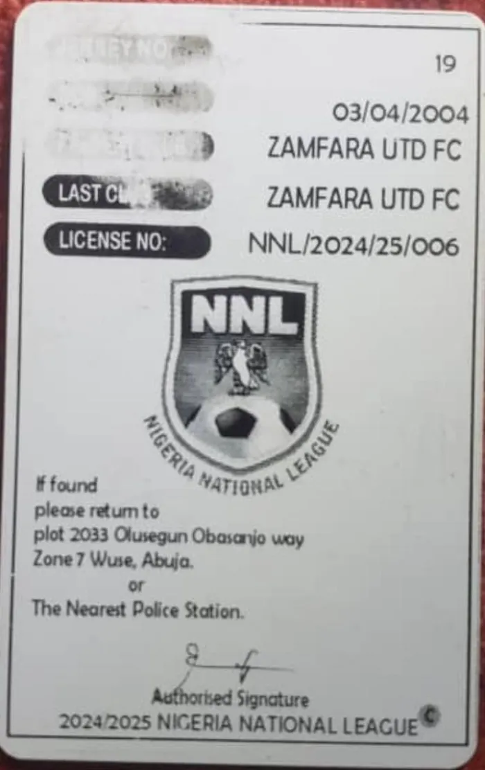 Zamfara United FC Player Goes AWOL, Club Issues Warning