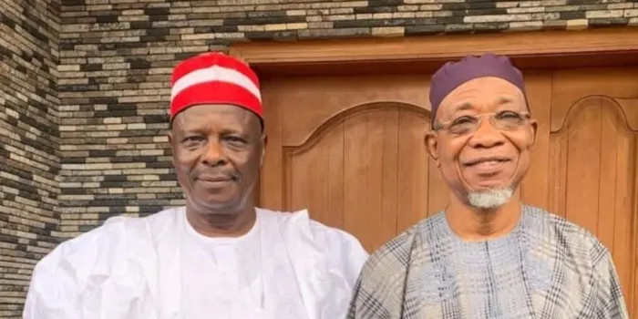 Aregbesola Holds ‘Strategic Meeting’ with Kwankwaso in Lagos After APC Expulsion