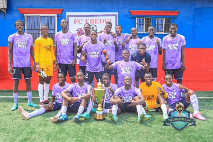 FC Ebedei Crowned Cool Hopefuls Cup Champions