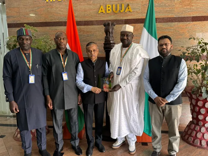 FCT Badminton Leaders Pay Courtesy Visit to Indian Head of Chancery in Nigeria