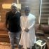 Iloenyosi Talks Football With Hamza Al-Mustapha At Ahmed Musa's Sports Complex In Kano