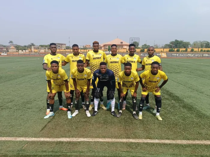 Solution FC Defeats  God'swill Akpabio FC 1-0 in NNL Match Day 10
