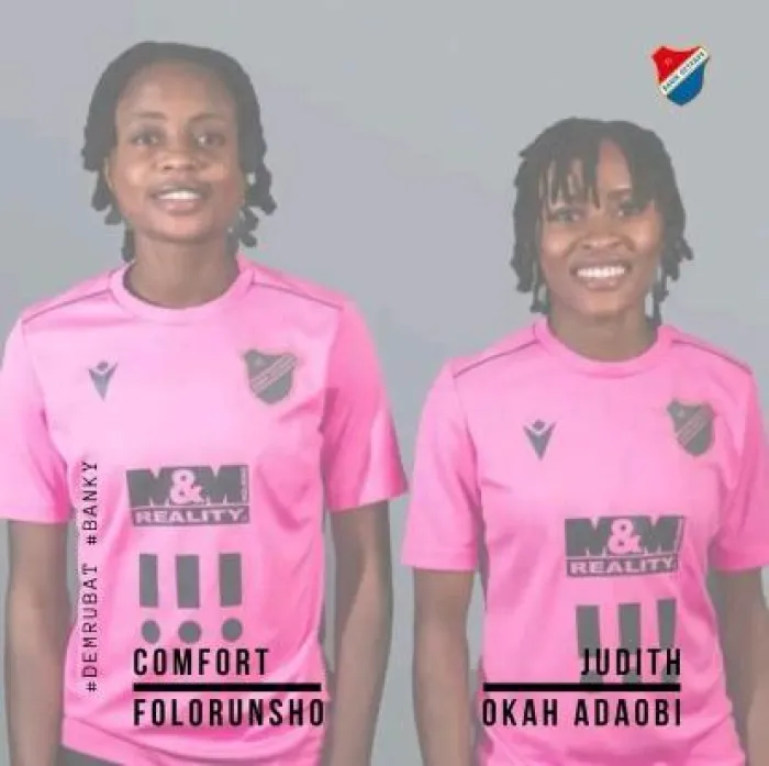 FC Banik Ostrava – Zeny Signs Nigerian Duo Comfort Folorunsho and Adaobi Okah