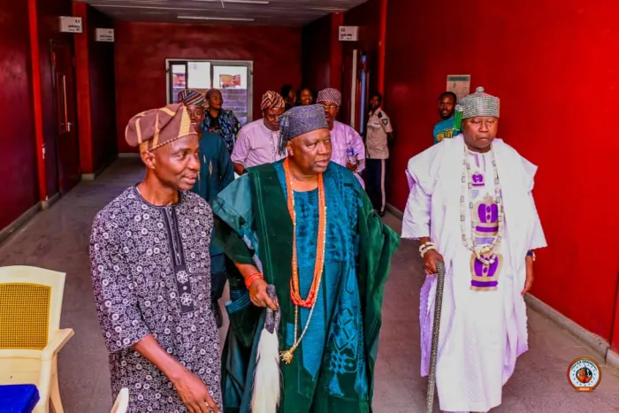 Orangun of Oke-Ila Visits NTA Sports, Advocates for Collaboration in Sports Development