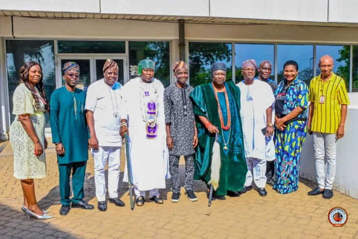 Orangun Of Oke-Ila Visits NTA Sports, Calls For Collaboration