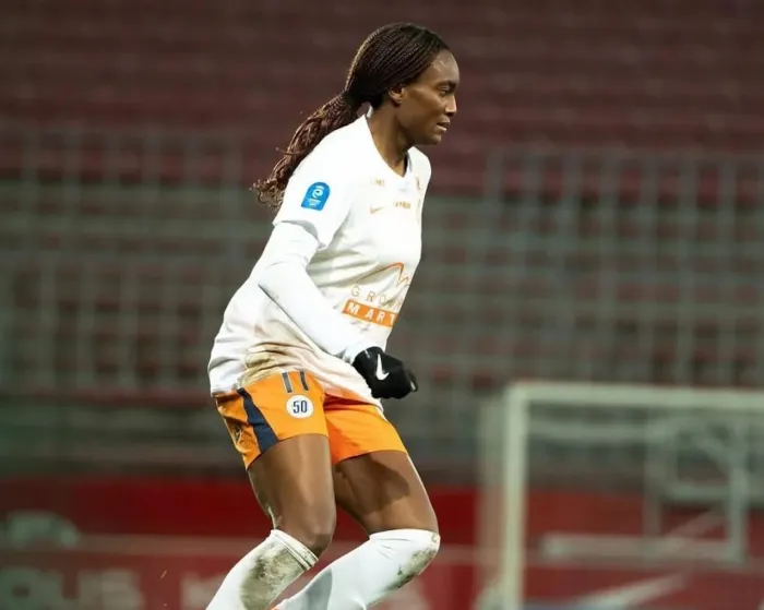Super Falcons Star Ifeoma Onumonu Ends 52-Day Goal Drought in Style as Montpellier Thrash Reims