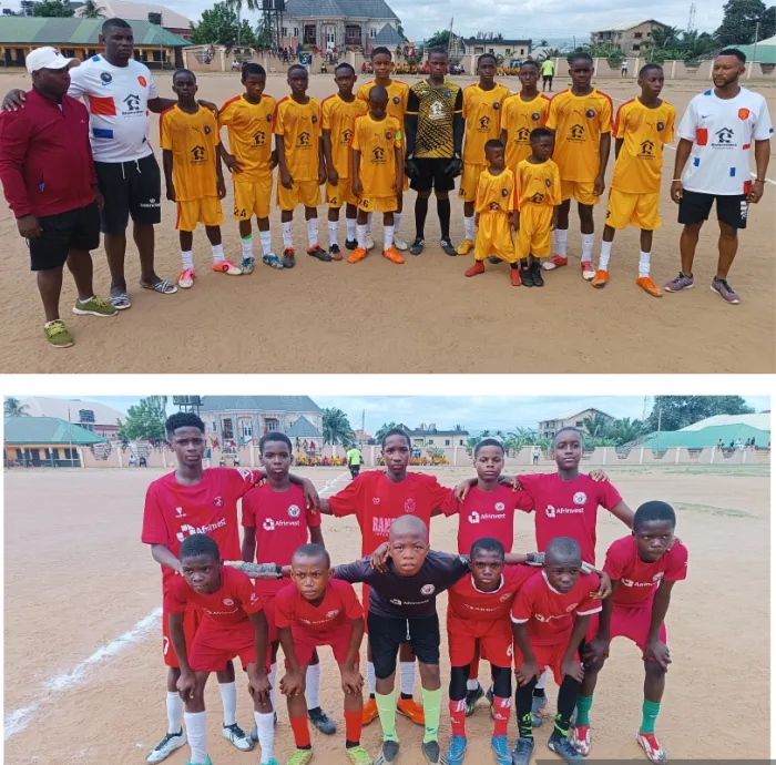 Alelluia Football Academy Sees Off Rangers Int'l FC Academy By a Lone Goal In Friendly Match