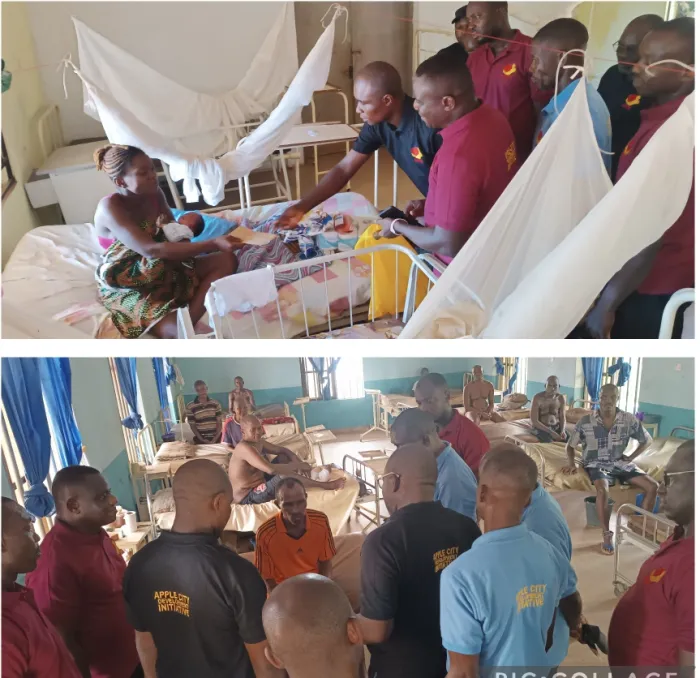 Apple City Development Initiative Visits Enugwu-Ukwu General Hospital, Distributes Relief Materials To Nursing Mothers and Patients