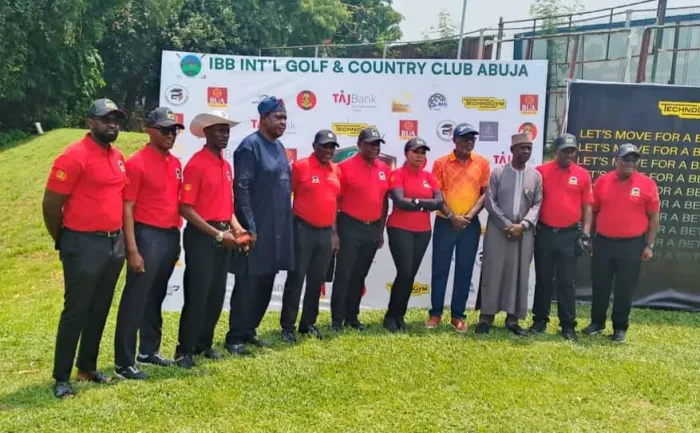 COAS, BOT MEMBERS PERFORM CAPTAIN'S CUP CEREMONIAL TEE-OFF
