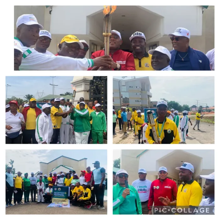 Gov. Soludo Receives National Sports Festival Torch Of Unity, Promises Enhanced Support For Sports Development