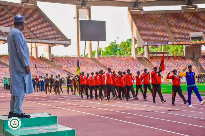 NSC Chairman Mallam Shehu Dikko declares 6th OSOM Games Open in a Colorful Ceremony