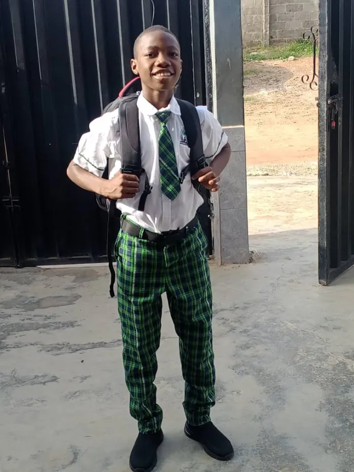 10 - Year Old Football Podigy Oche Peter, Earns Scholarship From Mavlon FC