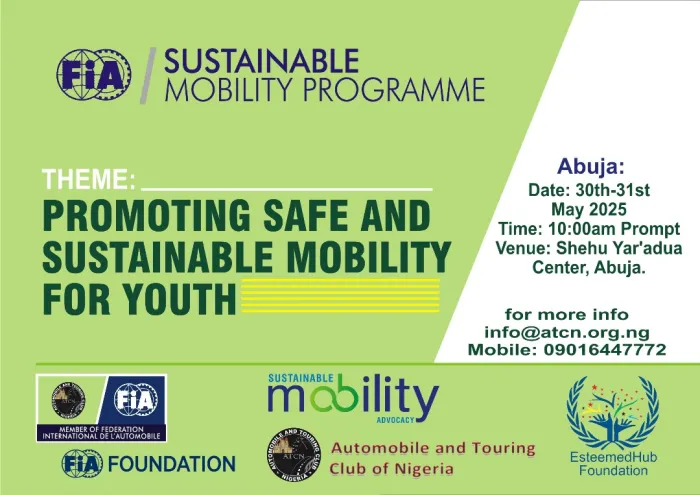 Automobile and Touring Club of Nigeria Set to Host Two-Day Youth Mobility Program in Abuja