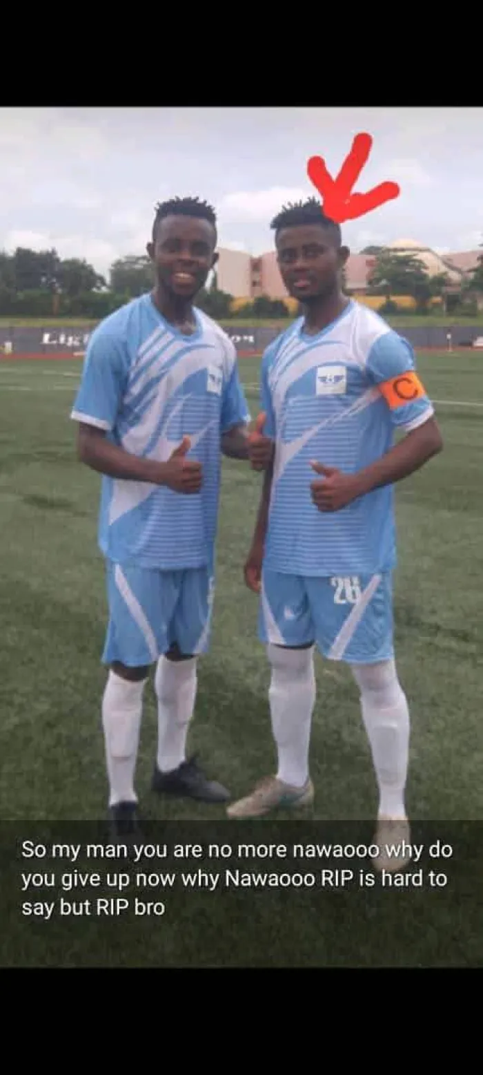 Ikukuoma FC Captain, Chima Ukaegbu, Dies At 21