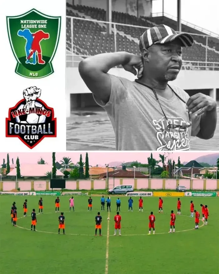 Like-Minds FC Pays Tribute to Late Coach Andrew Obenda with Minute’s Silence Before NLO Clash