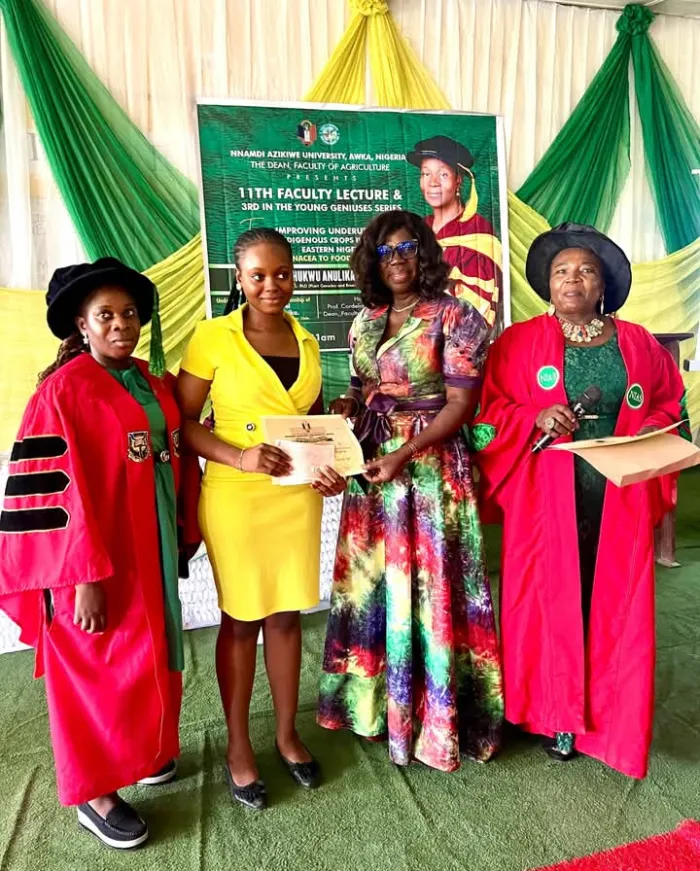 UNIZIK: Department of Forestry and Wildlife Honours First Class Product, Lilian Mbagha