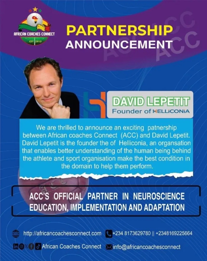 ACC Partners with David Lepetit & Helliconia Sports to Bring Neuroscience Innovation to African Football
