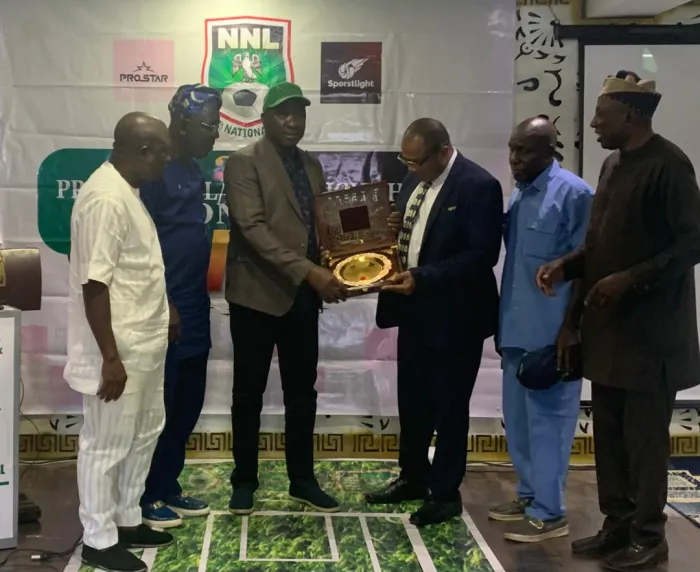 NNL Honours NFF President Ibrahim Gusau for Outstanding Support to Domestic Football