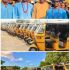 Super Eagles Goalkeeper Stanley Nwabali Donates 50 Tricycles to Empower Youth in His Community