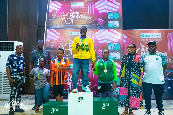 5th Abia National Open Para- Badminton Championship Ends On A High* ..as hosts Abia retains number one spot