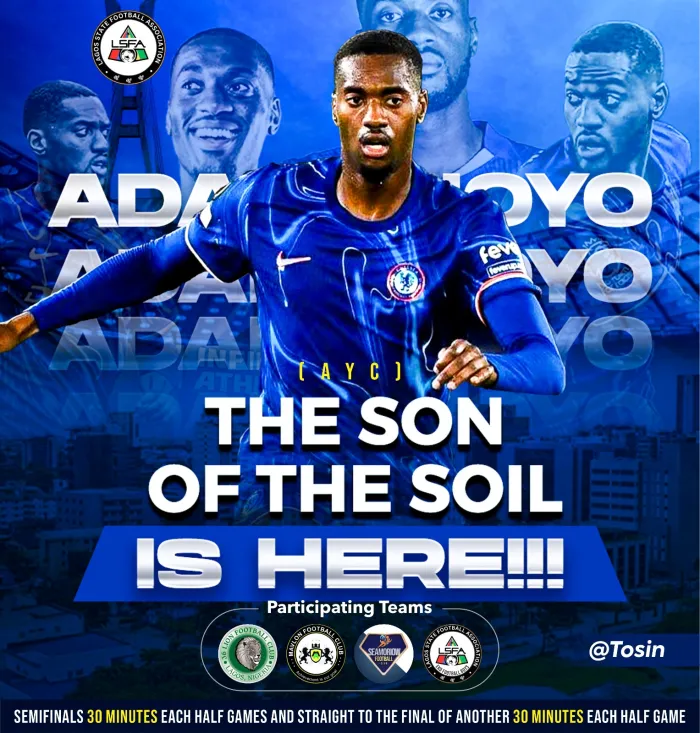 Adarabioyo Youth Cup Set to Light Up Lagos with Talent and Inspiration