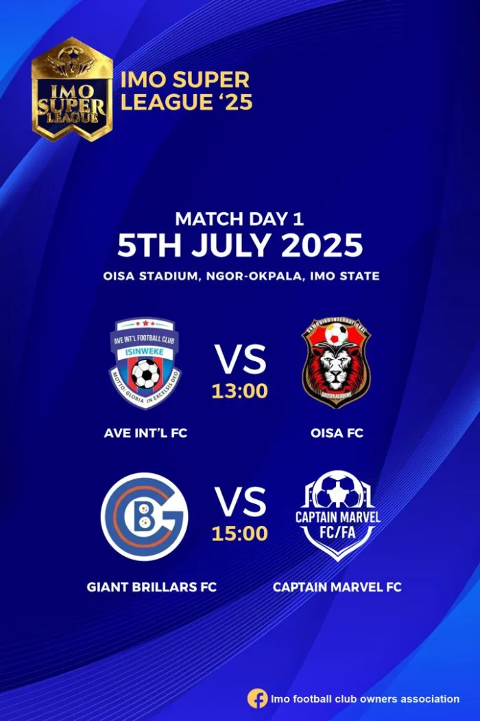 All Set for Imo Club Owners Super League Kick-Off at OSIA Stadium